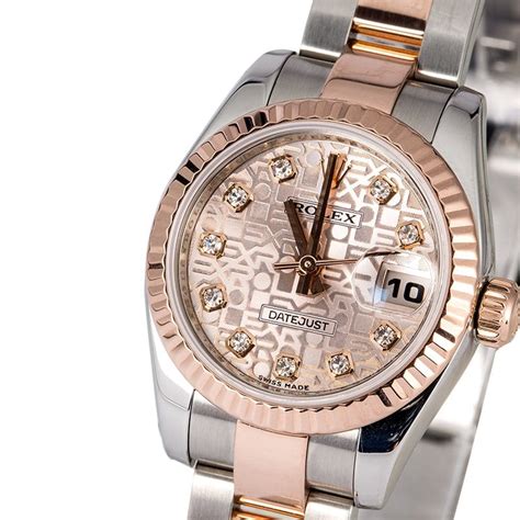 rolex rose gold lady|rolex lady datejust rose gold.